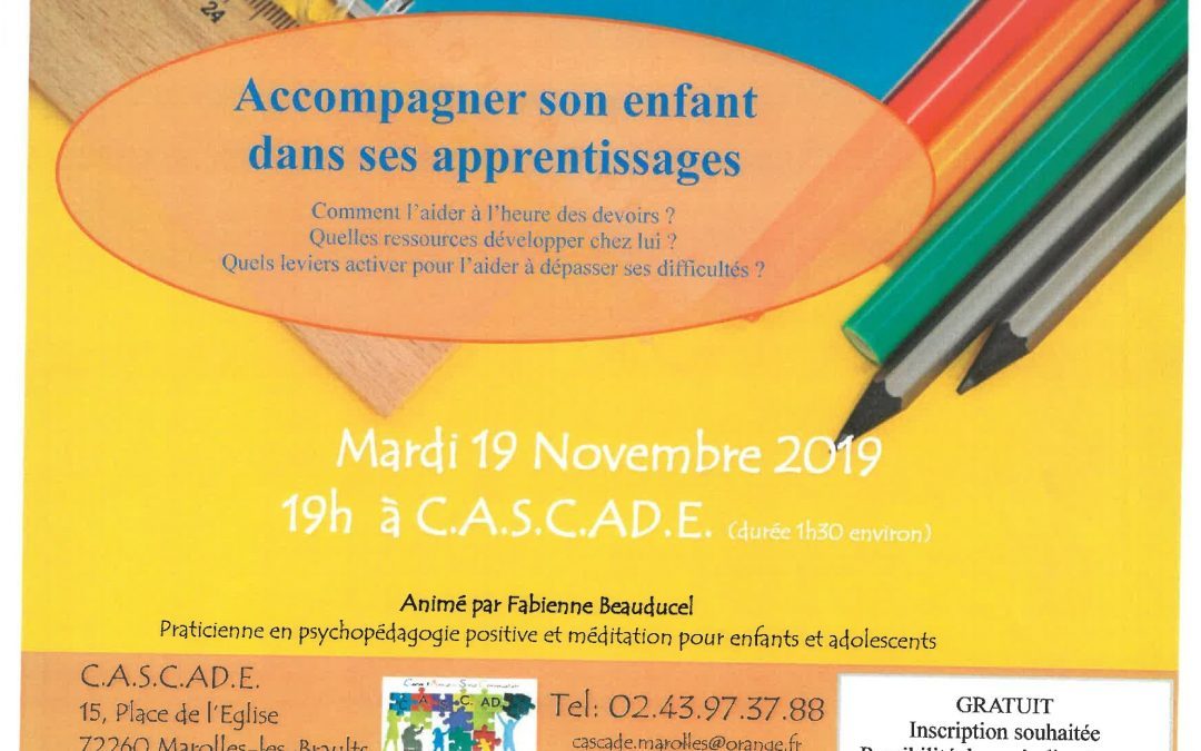 Accompagner son enfant dans ses apprentissages